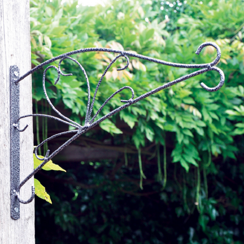 Kingfisher Garden Kingfisher Hammer Decorative Finish Hanging Flower Basket Bracket HBB12DB 12" 4 Kingfisher Garden Kingfisher Hammer Decorative Finish Hanging Flower Basket Bracket HBB12DB 12" - Image 2