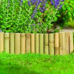 Kingfisher Garden Kingfisher Natural Bamboo Lawn Flower Bed Edging 150mm X 1m LE4 -CLEANING PRODUCTS Shop kingfisher natural bamboo lawn flower bed edging 150mm 1m le4 4 800x800 1