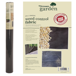 Kingfisher Garden Weed Control Supression Fabric Permeable Membrane WG3