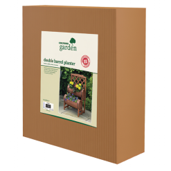 Kingfisher Garden Kingfisher Wooden Decorative Twin Barrel Plant Flower Planter Trellis PLANTER6 -CLEANING PRODUCTS Shop kingfisher wooden twin barrel planter trellis backed ornamental wood decorative planter6 packaging 800x800 1