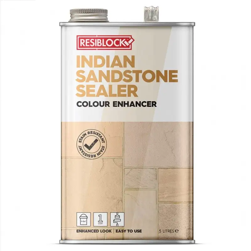 Resiblock Indian Sandstone Colour Enhancer Sealer 5 Litre RBINDENH5 3 Resiblock Indian Sandstone Colour Enhancer Sealer 5 Litre RBINDENH5