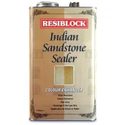 Resiblock Indian Sandstone Colour Enhancer Sealer 5 Litre RBINDENH5 18 Resiblock Indian Sandstone Colour Enhancer Sealer 5 Litre RBINDENH5 -CLEANING PRODUCTS Shop resiblock indian sandstone natural stone sealer colour enhancer rbindenh5 original 800x800 1