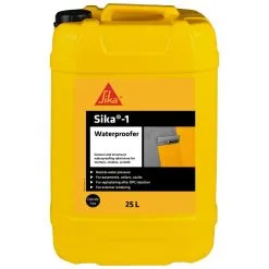 Sika 1 Waterproofer Water Proofing Admixture 25 Litre SK1WAT25 5 X 5L