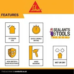 Sika Fastfix All Weather Paving Jointing Pointing Compound Deep Grey Dark Buff Charcoal Flint Stone -CLEANING PRODUCTS Shop sika fastfix paving jointing compound features 800x800 1