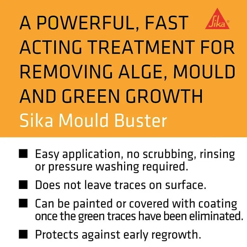 Sika Mould Buster Concentrate Kills Moss Algae Mould 5 Litre SKMBUST5 7 Sika Mould Buster Concentrate Kills Moss Algae Mould 5 Litre SKMBUST5 - Image 6