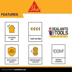 Sika Mould Buster Concentrate Kills Moss Algae Mould 5 Litre SKMBUST5 17 Sika Mould Buster Concentrate Kills Moss Algae Mould 5 Litre SKMBUST5 -CLEANING PRODUCTS Shop sika mould buster mould green algae killer skmbust5 features 800x800 1