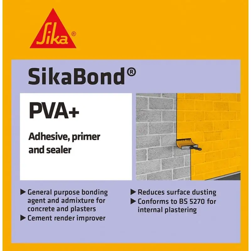 Sika Sikabond PVA + 5 Litre SIKAPVA5 PVA+ 10 Sika Sikabond PVA + 5 Litre SIKAPVA5 PVA+ - Image 8