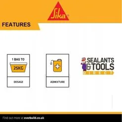 Sika SikaCim No Crack Concrete And Render Reinforcing Fibre SKCIMNOCK 12 Sika SikaCim No Crack Concrete And Render Reinforcing Fibre SKCIMNOCK -CLEANING PRODUCTS Shop sika sikacim no crack concrete cement reinforcing fibre skcimnock features 800x800 1