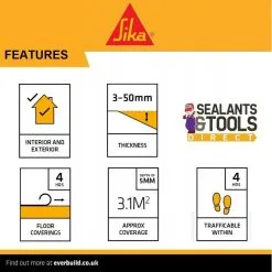 Sikalevel 245 Deep Fill Concrete Floor Level 25kg Self Levelling SKLEV245DP25 14 Sikalevel 245 Deep Fill Concrete Floor Level 25kg Self Levelling SKLEV245DP25 -CLEANING PRODUCTS Shop sika sikafloor 245 level deep fill ultra floor levelling compound sklev245dp25 features 800x800 3