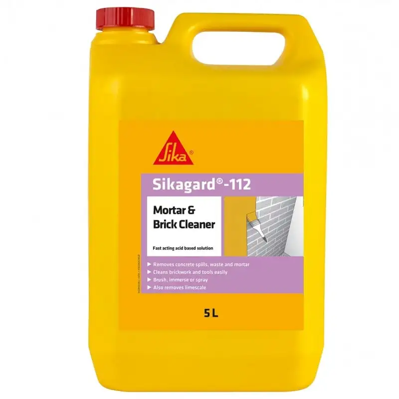 Sika Sikagard 112 Mortar Concrete Cement Stain Remover And Brick Cleaner 5 Litre 3 Sika Sikagard 112 Mortar Concrete Cement Stain Remover And Brick Cleaner 5 Litre