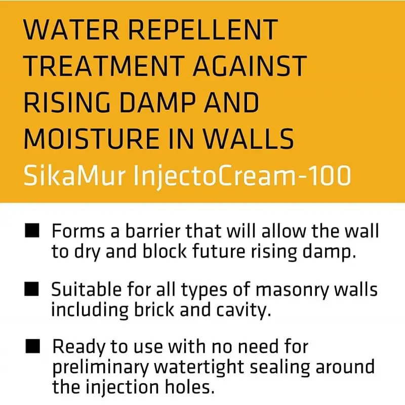 Sika SikaMur Injectocream 100 Injectable Damp Proof Membrane 600ml Box Of 10 5 Sika SikaMur Injectocream 100 Injectable Damp Proof Membrane 600ml Box Of 10 - Image 3